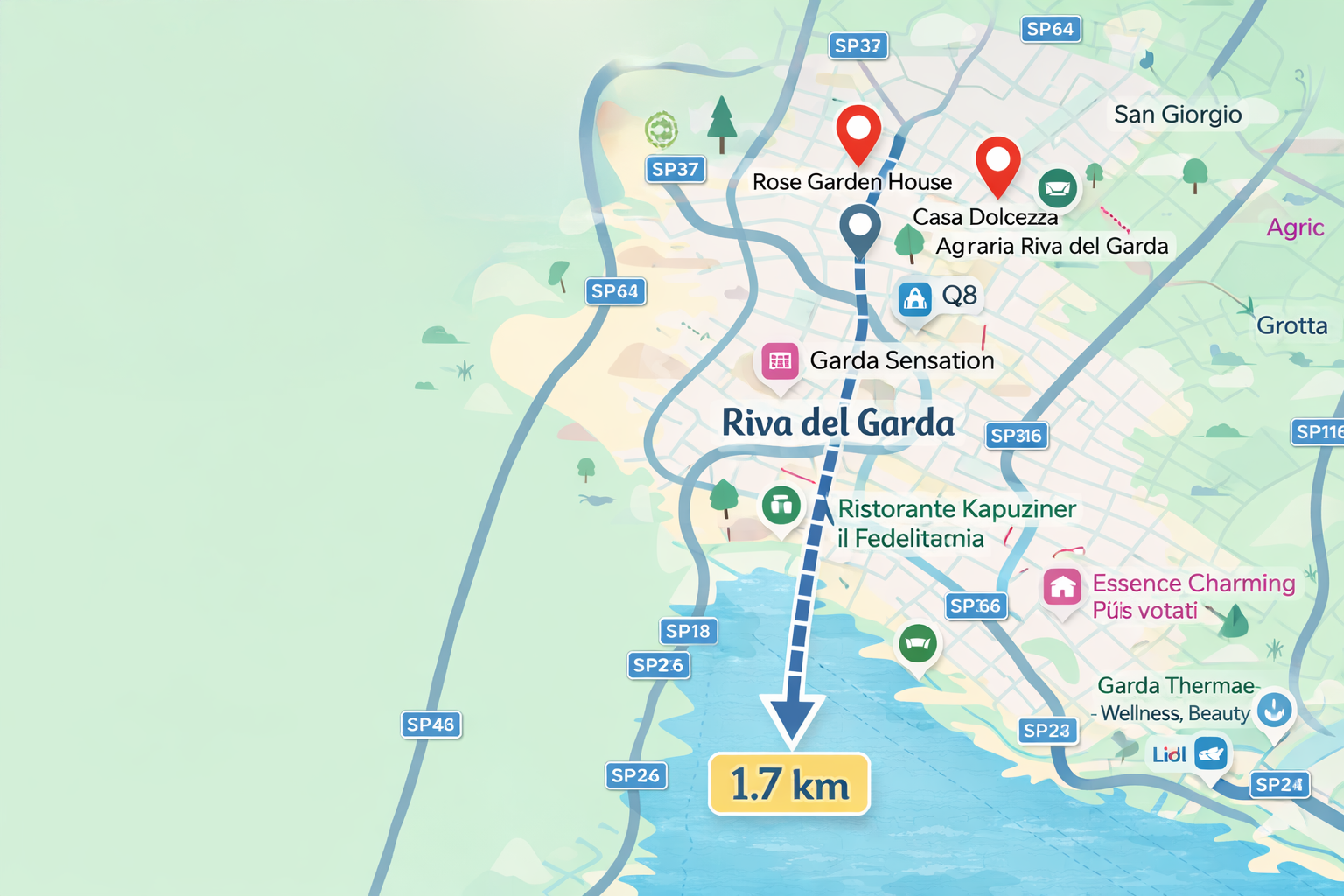 Riva del Garda Map Lake Garda